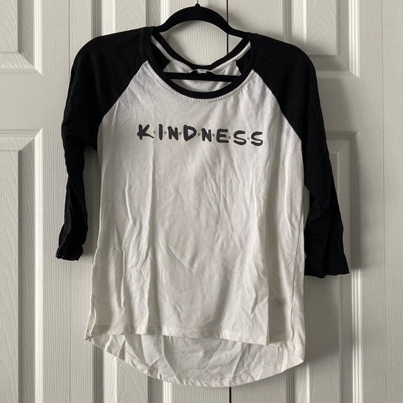 3/4 Sleeve “Kindness” Baseball Tee - Picture 1 of 6